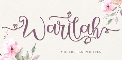 Warilah Font Poster 1