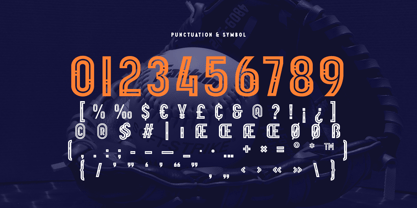 GALACTICOS Font Poster 15