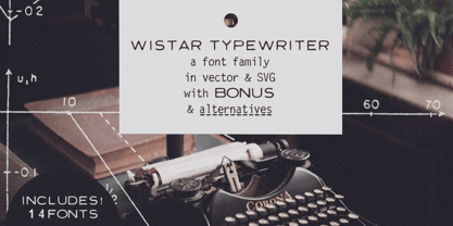 Wistar Type Font Poster 1