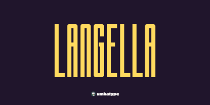 Langella Font Poster 10