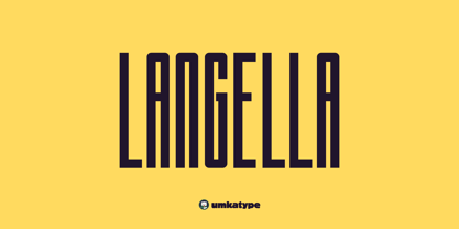 Langella Font Poster 1