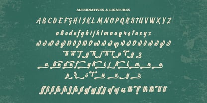 Middle Thread Font Poster 11