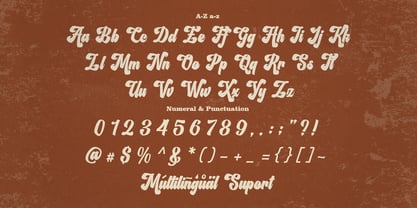 Middle Thread Font Poster 10
