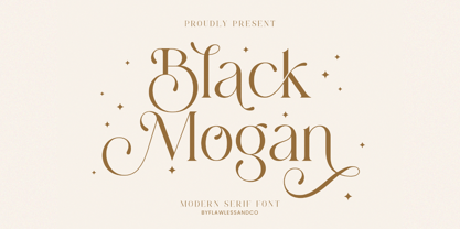 Mogan Font Poster 1