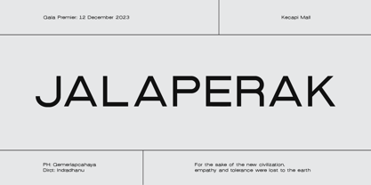 Panoragraf Font Poster 7