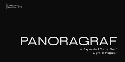 Panoragraf Font Poster 1