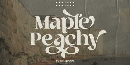 Maple Peachy Font Poster 1