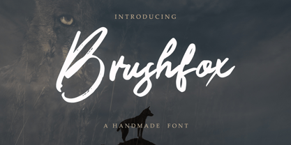 Brushfox Font Poster 1