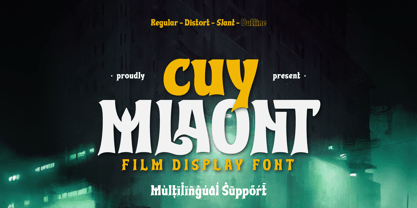 Cuy Mlaont Font Poster 1