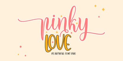 Pinky Love Font Poster 1