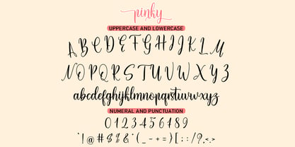 Pinky Love Font Poster 9