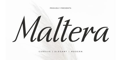 Maltera Font Poster 1