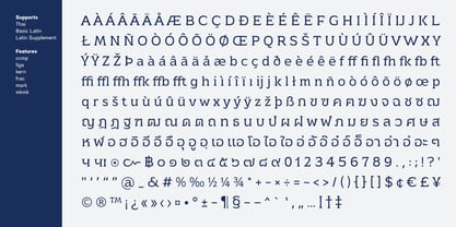 Atsanee Font Poster 13