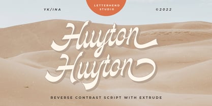 Huyton Font Poster 1