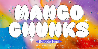 Mango Chunks Font Poster 1