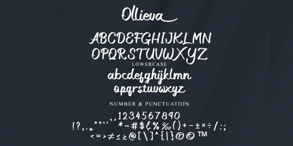 Ollieva Font Poster 5