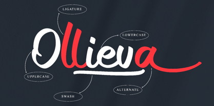 Ollieva Font Poster 2