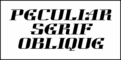 Peculiar Serif JNL Font Poster 4