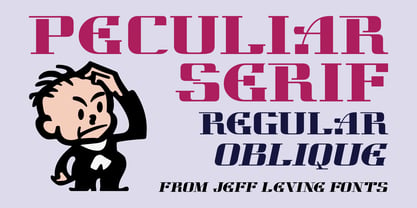 Peculiar Serif JNL Font Poster 1