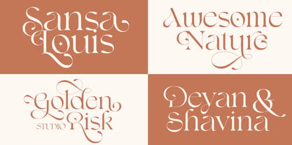 Shavina Elegance Font Poster 2