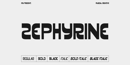 Zephyrine Font Poster 1