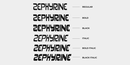 Zephyrine Font Poster 2