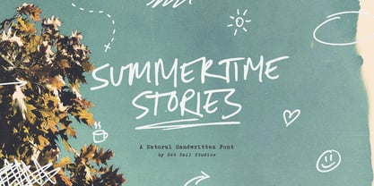 Summertime Stories Font Poster 1
