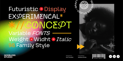 Graftyne Display Font Poster 11
