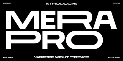 Mera Pro Font Poster 1
