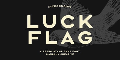 Luck Flag Font Poster 1