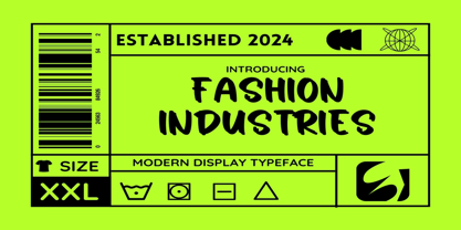 Fashion Industries Font Poster 1