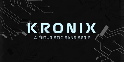 Kronix Font Poster 1
