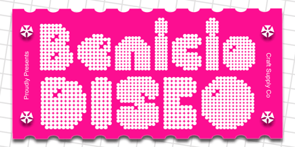 Benicio Disco Font Poster 1