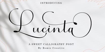 Lucinta Font Poster 1