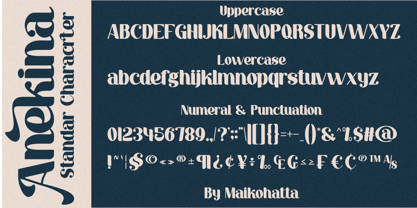 Anekina Font Poster 5