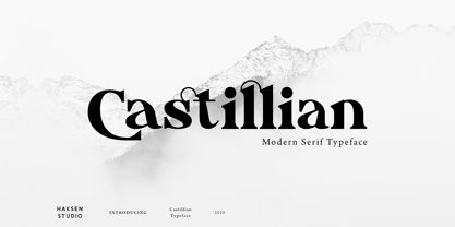 Castillian Font Poster 1