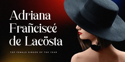 Racostane Font Poster 2