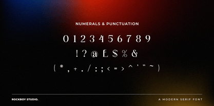 Racostane Font Poster 10