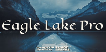 Eagle Lake Pro Font Poster 1