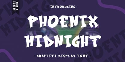 Phoenix Midnight Font Poster 1