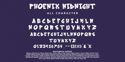 Phoenix Midnight Font Poster 8