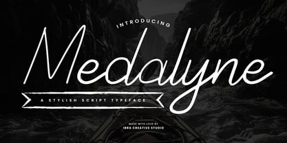 Medalyne Font Poster 1