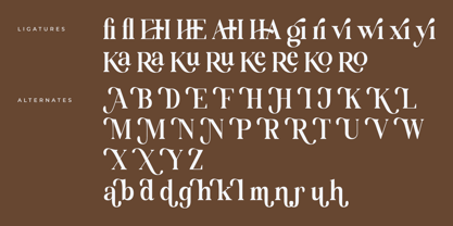 Megihari Font Poster 8