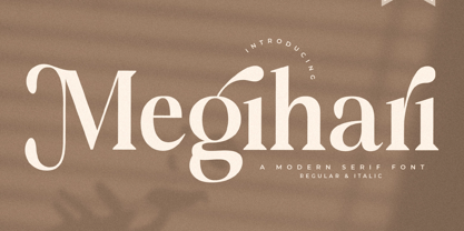 Megihari Font Poster 1