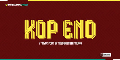 Kop End Font Poster 1