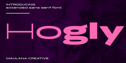 Hogly Font Poster 1