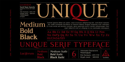 Luciferum Font Poster 4