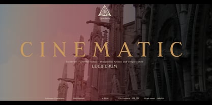 Luciferum Font Poster 10