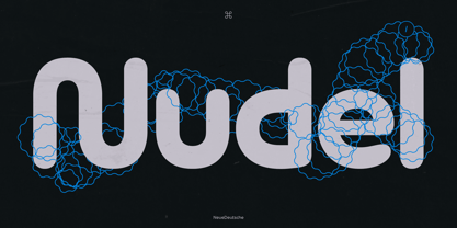 ND Nudel Font Poster 1