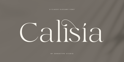 Calisia Font Poster 1